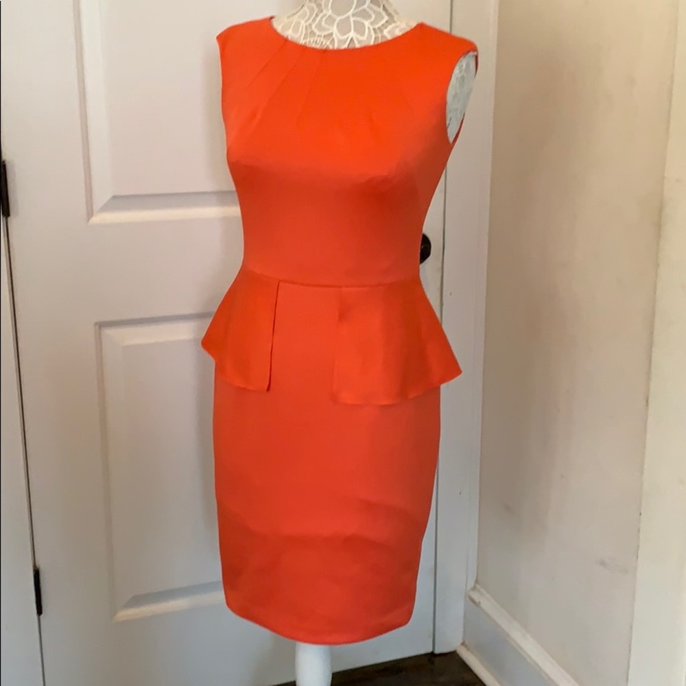 Orange dress